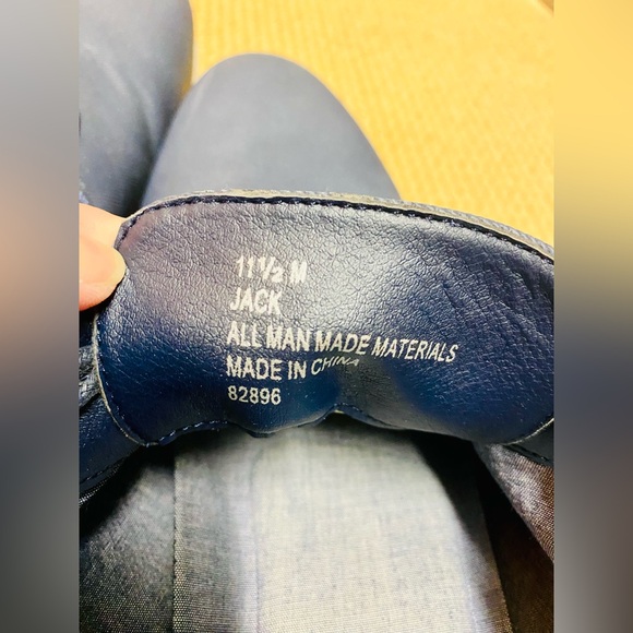 Saddlebred Jack Oxfords - Navy Blue Size 11.5 - Picture 5 of 5